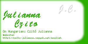 julianna czito business card